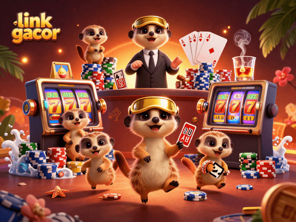 Menggali kesenangan bermain di link slot gacor, merasakan jackpot dengan simbol keberuntungan dan suasana kasino yang bersemangat.