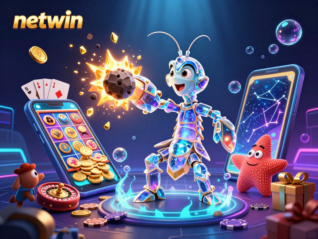 Experience the excitement with Netwin's 3D slots game featuring vibrant visuals and engaging characters.