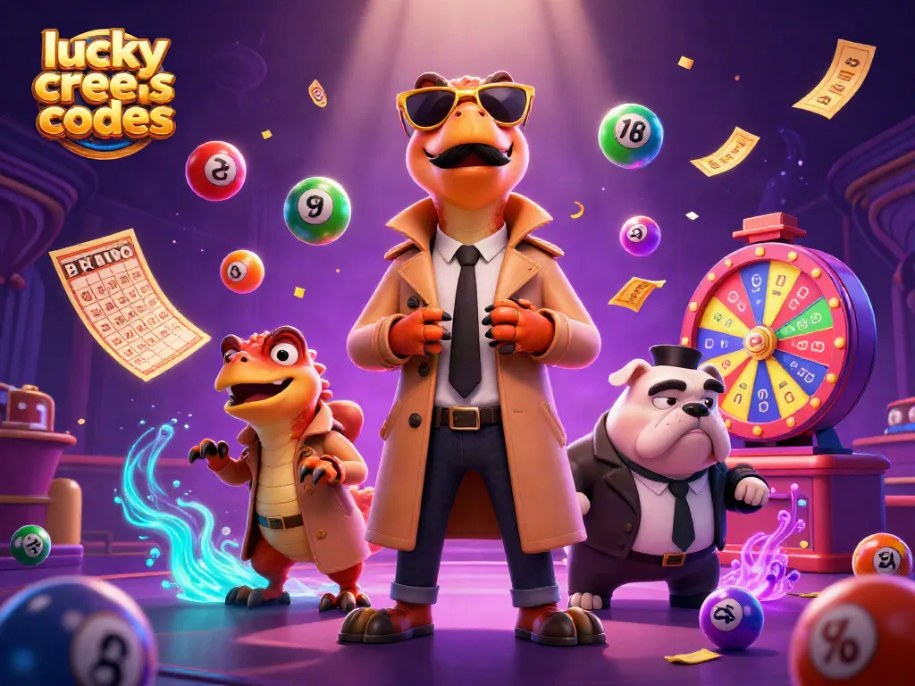 Engage with the exciting lucky creek bonus codes while raptors comically sneak into a VIP casino.