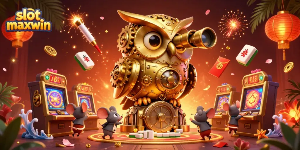 Spin the slot maxwin with stunning mahjong-themed elements bringing casino excitement to life.