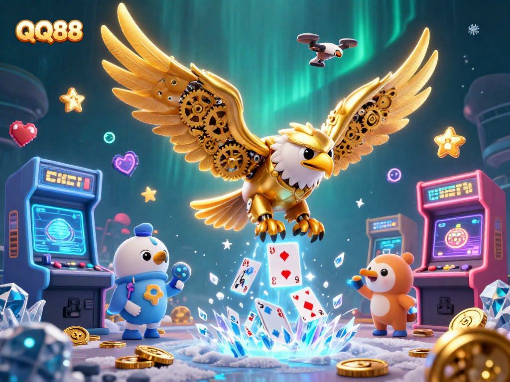 Engage in thrilling gameplay at QQ88 with immersive 3D elements and stunning casino graphics.