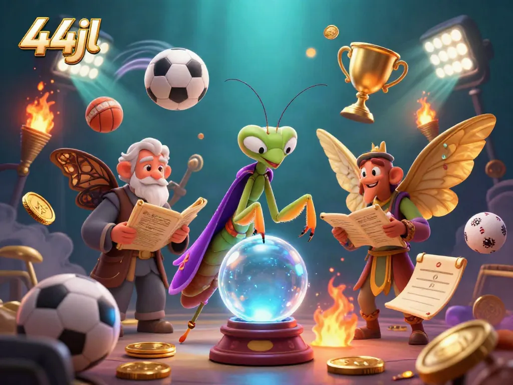 Experience 44jl's vibrant gaming world with dynamic sports elements and enchanting characters.