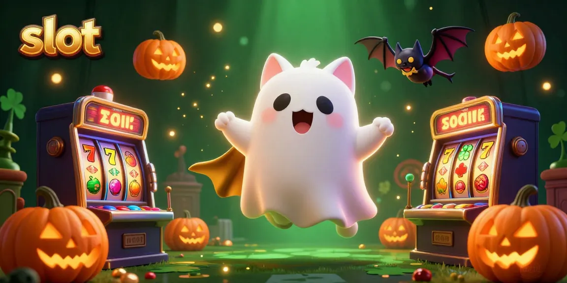 Menangkan slot gacor dengan karakter kucing hantu dan simbol jackpot berkilau.