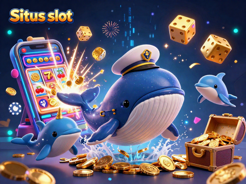 Menangkan jackpot di Situs slot dengan ikan paus kartun dan permainan menarik!