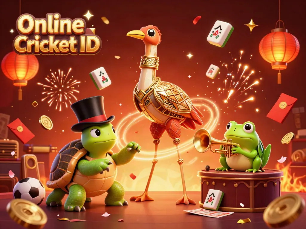 Experience Online Cricket ID with vibrant characters and exciting game elements depicting cricket betting.