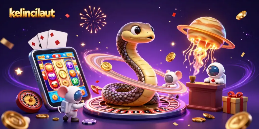 Engage in thrilling betting action at kelincilaut with colorful slot spins and exciting cosmic casino elements.