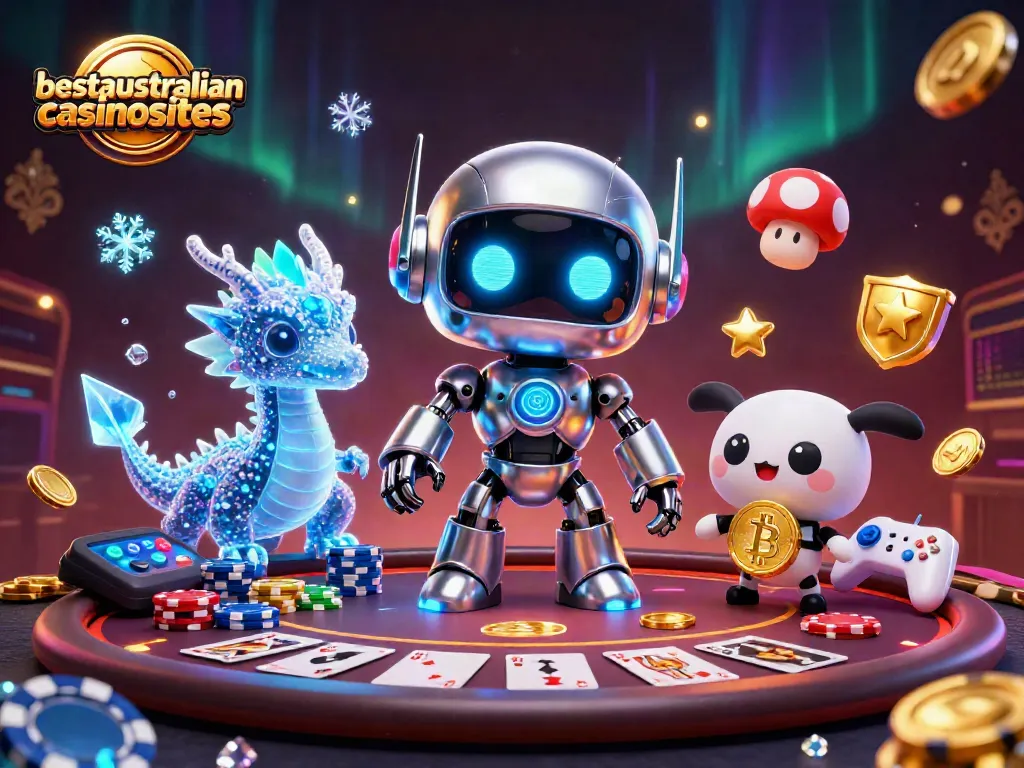 Engage with the best online poker at bestaustraliancasinosites featuring cartoon poker elements and vibrant characters.