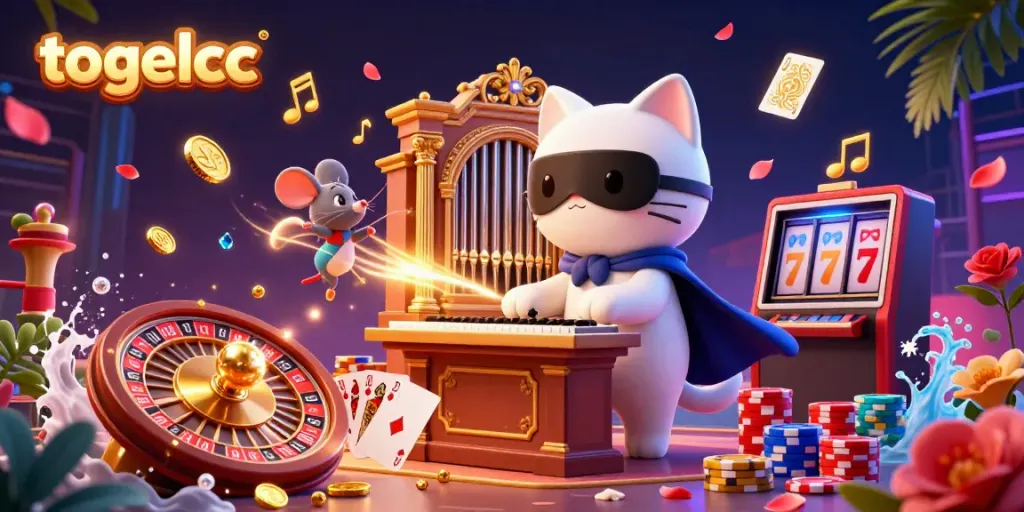 Experience the vibrant excitement of togelcc with thrilling casino games, coins, and colorful visuals.