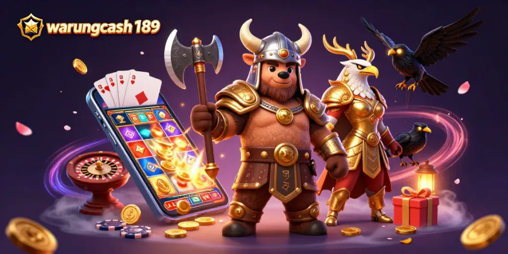 Experience thrilling gameplay at warungcash189 with vibrant slot games, dynamic characters, and exciting action.
