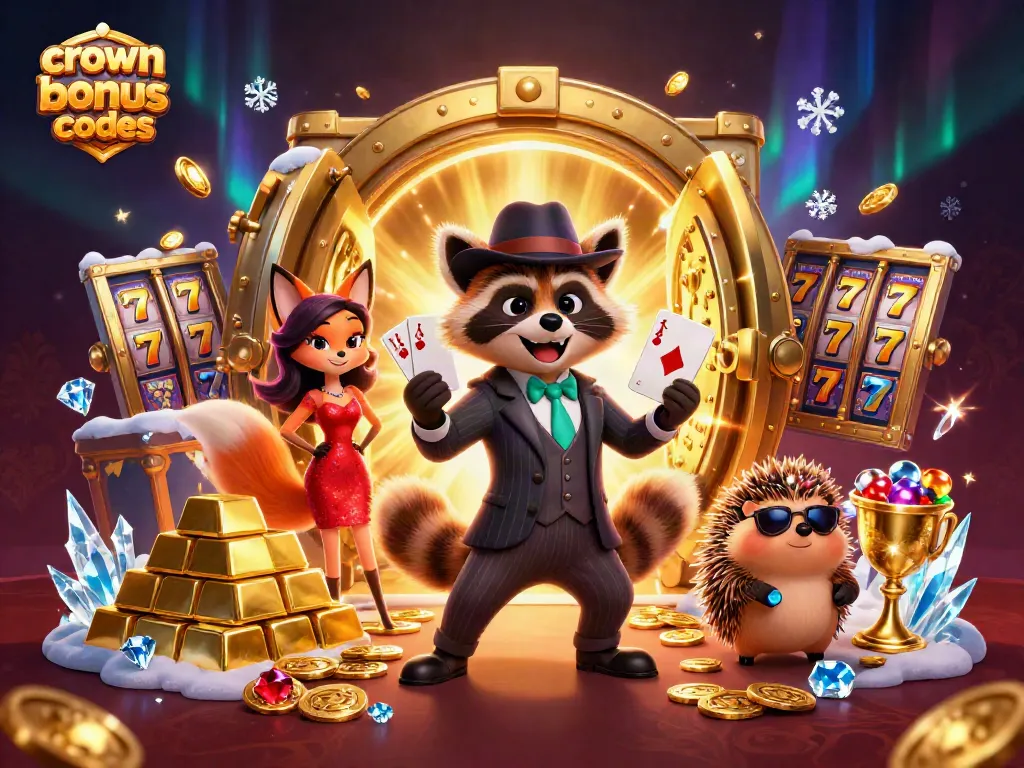 Play exciting games with crown coins bonus codes for free coins and rewards in a vibrant casino setting.